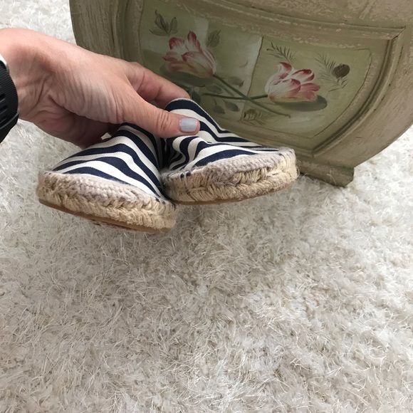 J. Crew Shoes - J.CREW Blue & White Espadrilles